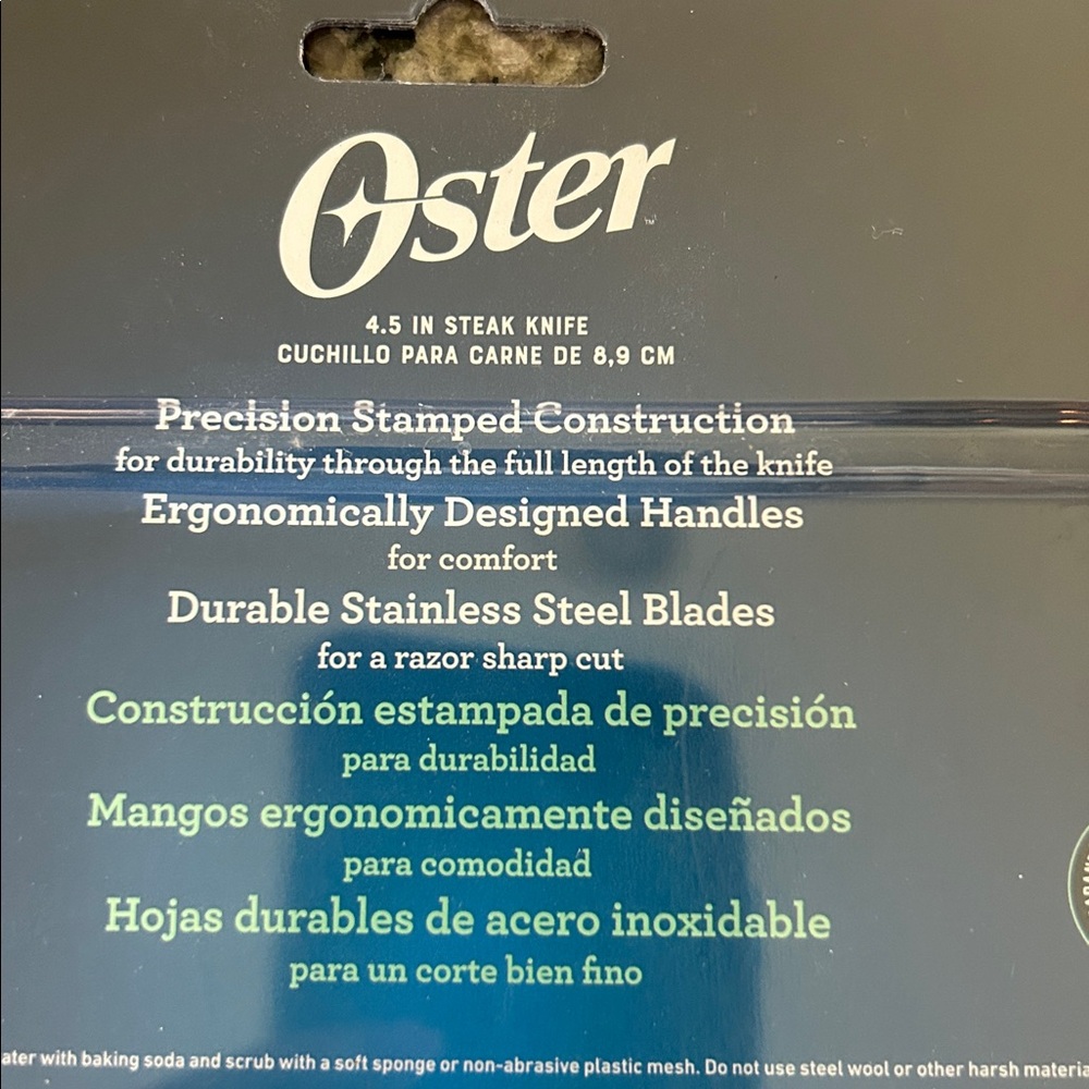 Oster Silver Steak Knife Set of 12 - Picture 2 of 3